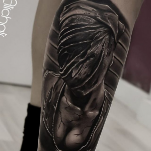 tatuajes realistas barcelona Tony Atichati