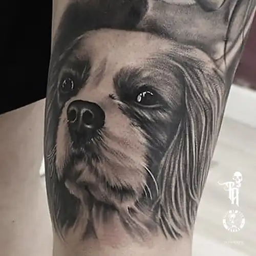 Tattoo realismo perro