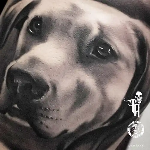Tatuajes realistas de perros