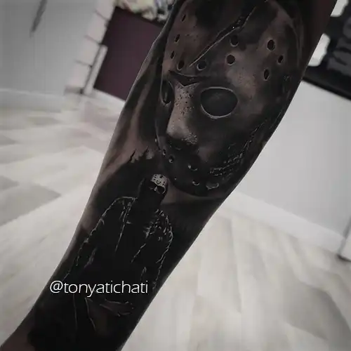 Tatuajes de terror Jason Viernes 13