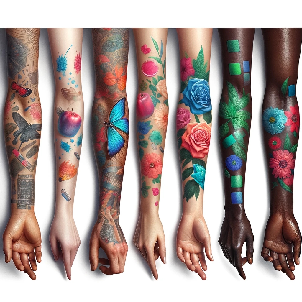 Colores Tatuajes según tu piel
