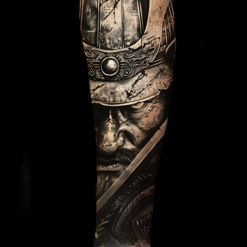 Samurai Steel of Doom Tattoo