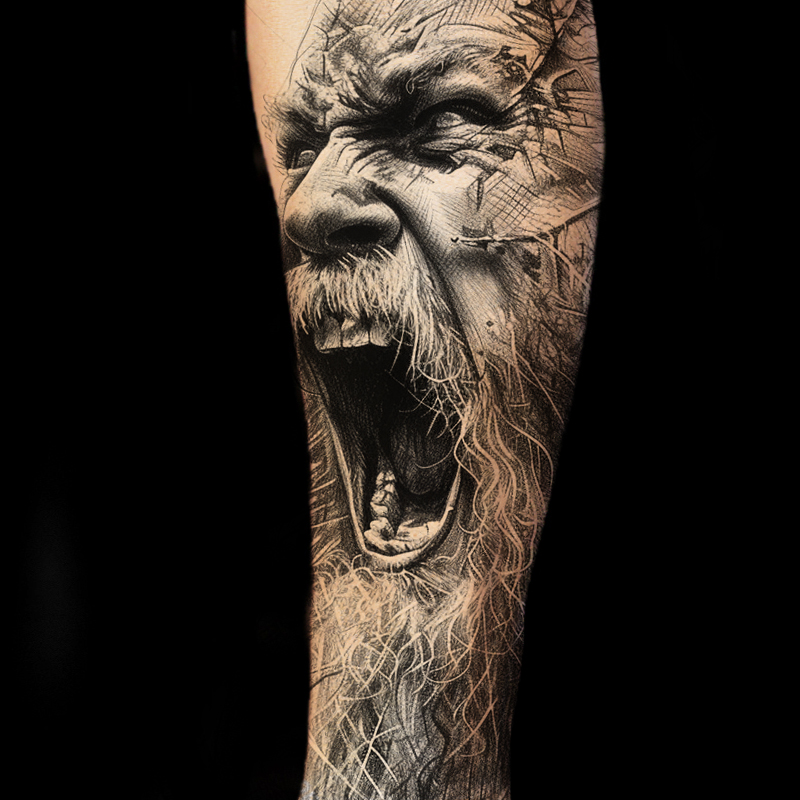 Tatuajes de guerreros vikingos Steel of Doom Tattoo
